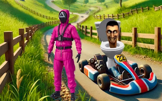 Skibidi Toilet Squid Game Kart Racing Online